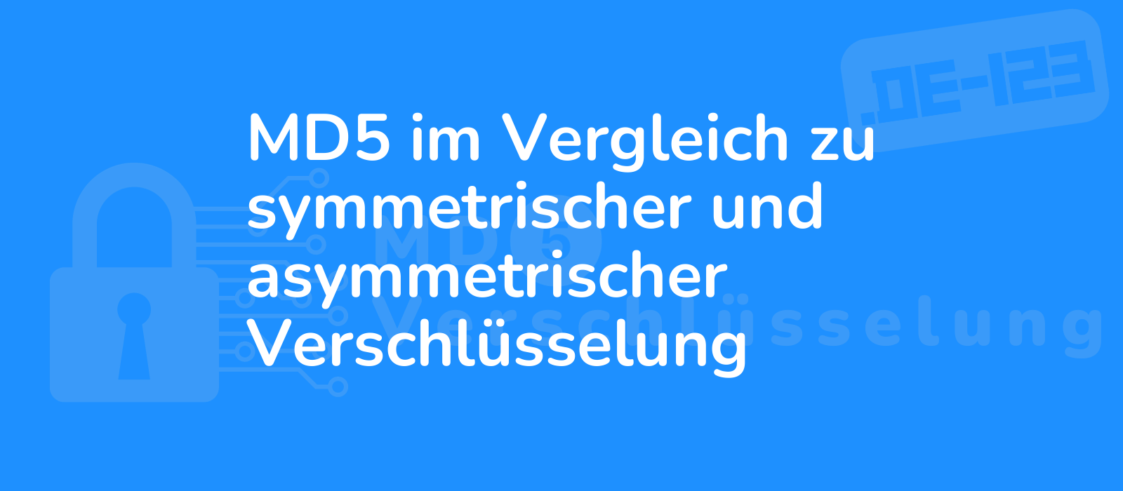 comparison of md5 to symmetric and asymmetric encryption illustration of encryption methods with lock and key