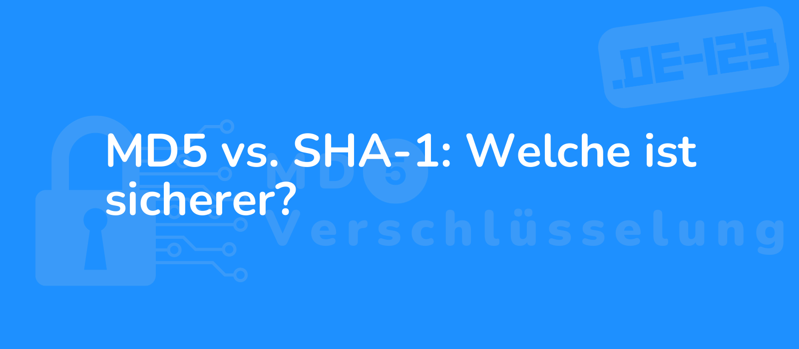secure coding concept with padlock symbolizing md5 vs sha 1 encryption contrasting colors high resolution focused detail