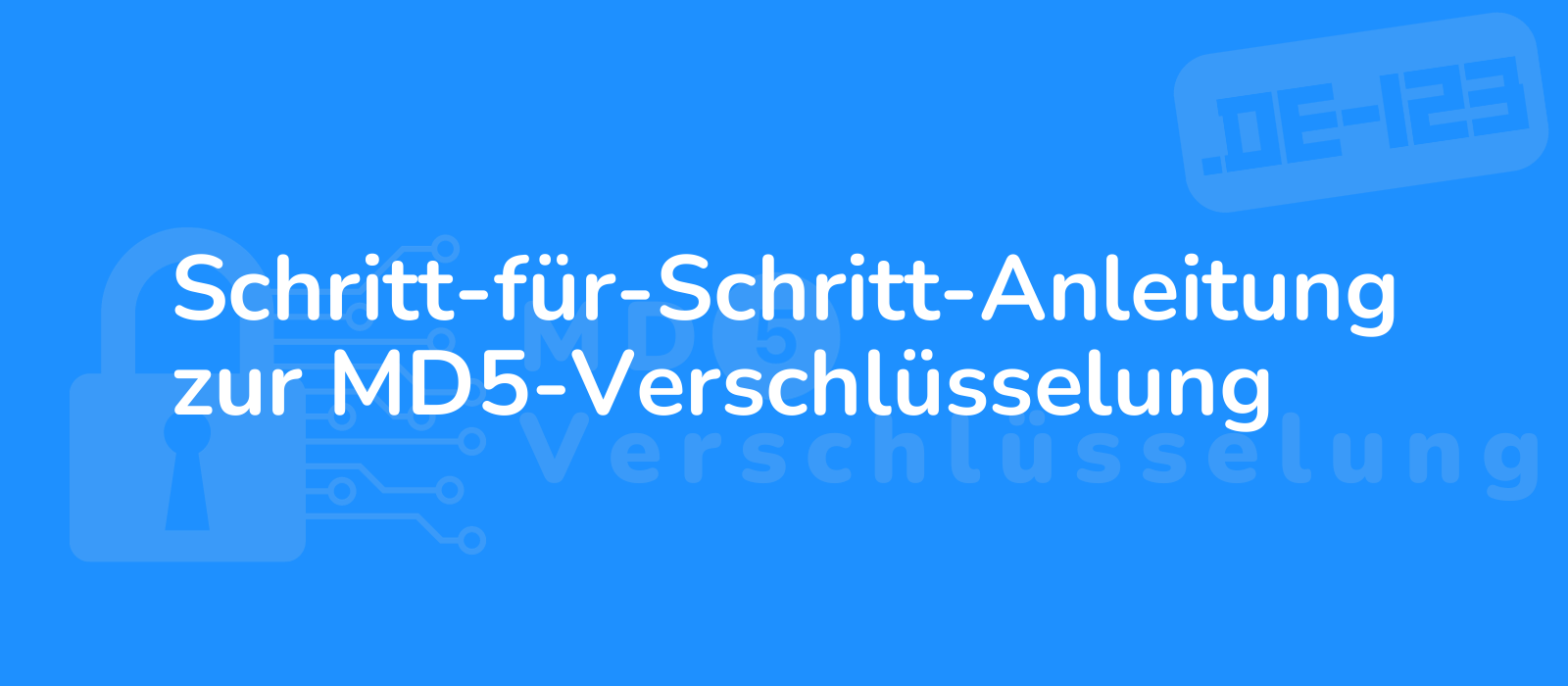 step by step guide to md5 encryption illustration of lock and key symbolizing secure data protection 8k detailed blue and silver tones