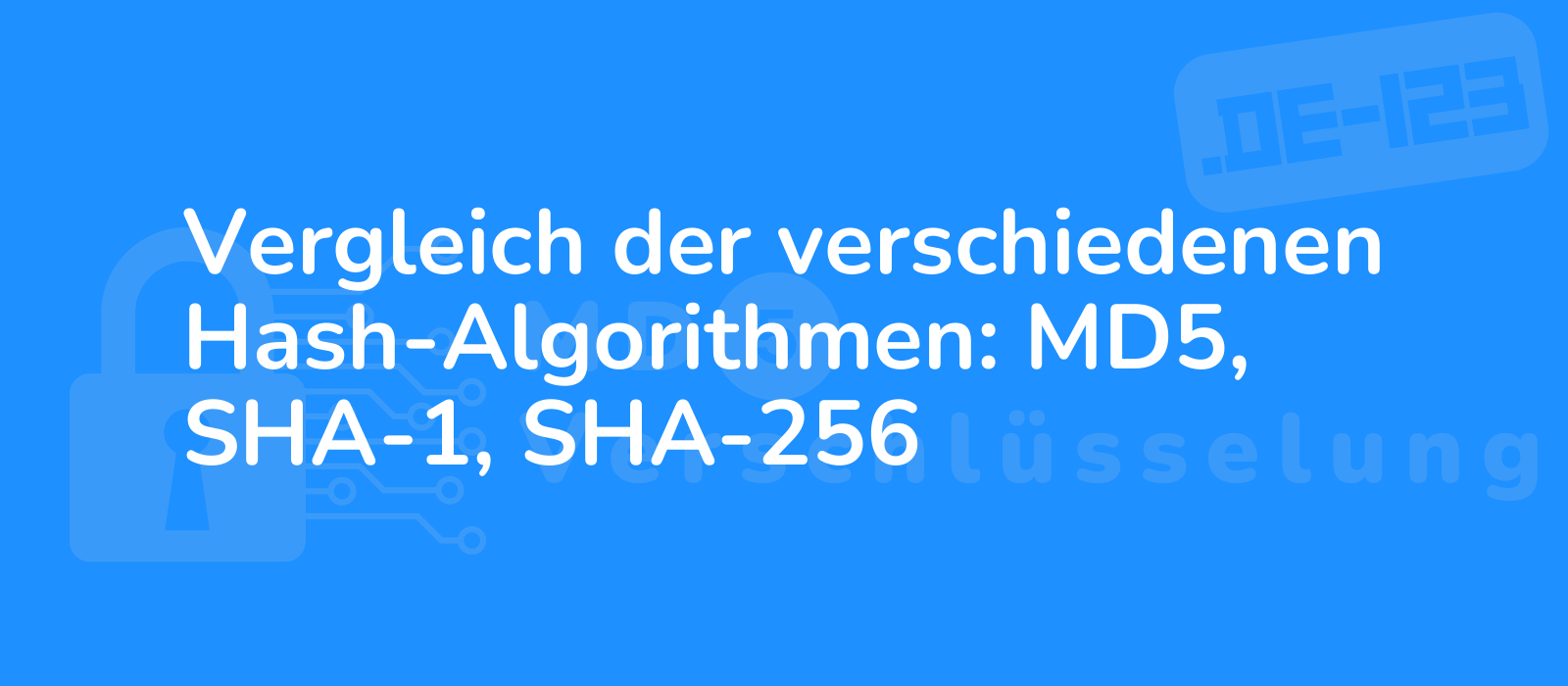 comparison of various hash algorithms md5 sha 1 sha 256 illustrated in a concise and informative manner